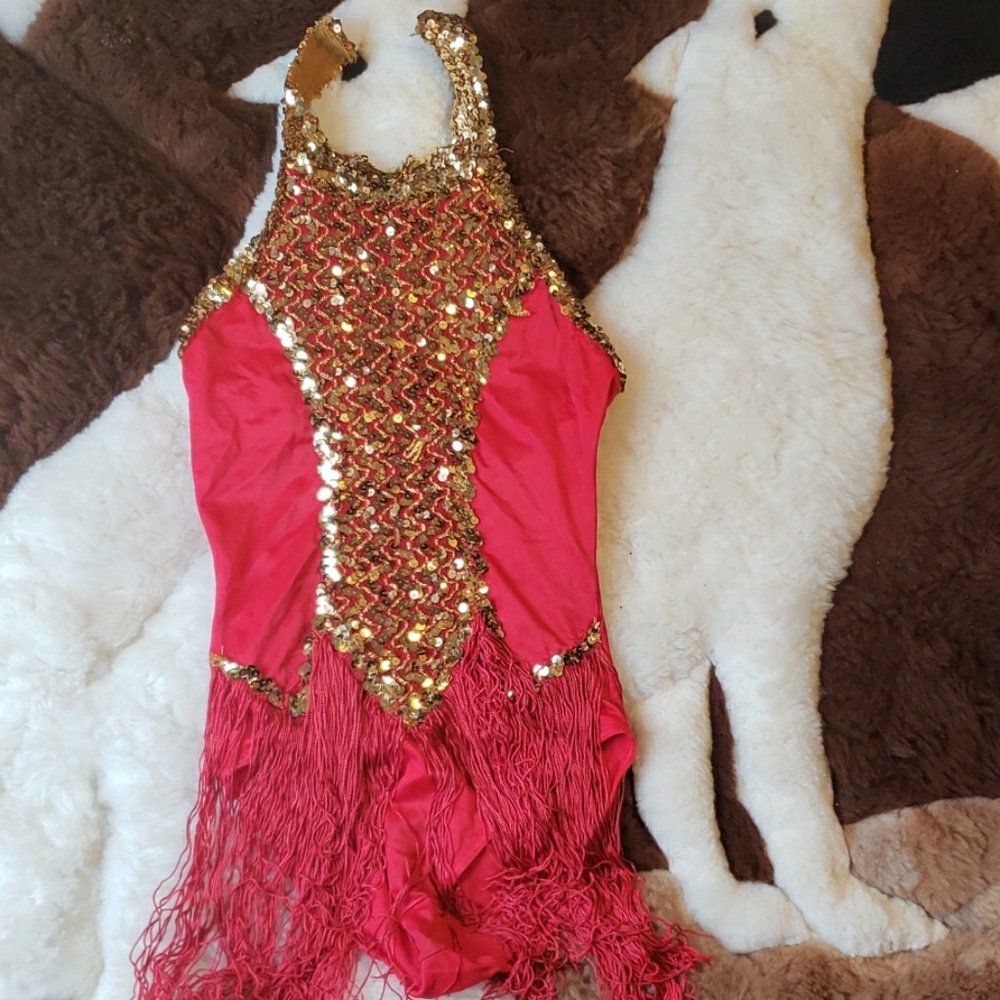 SOLD .was crossed listed .Wolford One piece Tassle, sequin sequins, bodysuit